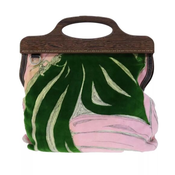 Miu Miu Hand Bag Suede 2way Pink Auth - Picture 11 of 15